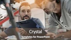  Presentation with internship - Slides with engineer and technician working together background and a gray colored foreground