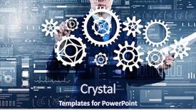  Presentation with modern medicine cardiology concept mixed - Slide deck having engineer flow - man presenting teamwork concept mixed background and a navy blue colored foreground