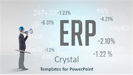  Presentation with hat - Presentation theme enhanced with engineer-in-hard-hat background and a sky blue colored foreground