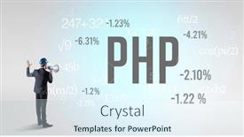  Presentation with hat - PPT theme having engineer-in-hard-hat background and a sky blue colored foreground