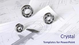  Presentation with mechanical engineering - Slides enhanced with engineer of mechanical engineering background and a sky blue colored foreground