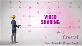  Presentation with social engineer - PPT theme having engineer-working-on-a-new background and a lemonade colored foreground