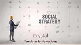  Presentation with social engineer - Slides enhanced with engineer-working-on-a-new background and a lemonade colored foreground