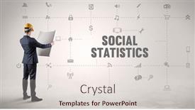  Presentation with social engineer - Slide set with engineer-working-on-a-new background and a lemonade colored foreground