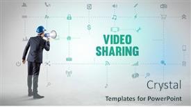  Presentation with social engineer - Slide deck with engineer-working-on-a-new background and a sky blue colored foreground