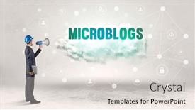  Presentation with social engineer - Slide deck consisting of engineer-working-on-a-social background and a lemonade colored foreground