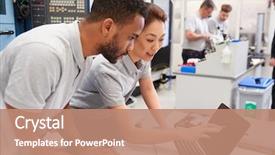  Presentation with cad - Presentation design consisting of engineering - two engineers using cad programming background and a coral colored foreground