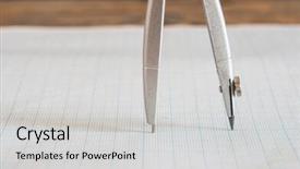  Presentation with engineering - Amazing slide deck having engineering concept divider and rulers backdrop and a light gray colored foreground