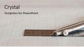  Presentation with mechanical engineers mechanical engineering science - Colorful PPT theme enhanced with engineering concept divider and rulers backdrop and a light gray colored foreground