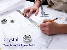 Engineering Drawing Construction Drafts And Tools PPT template 18 ...