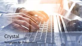  Presentation with consulting - Slide deck consisting of engineering economic - concept of consulting double exposure background and a light blue colored foreground