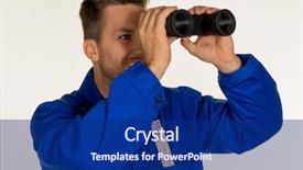  Presentation with economic - Colorful slide deck enhanced with engineering economic - worker in a business enterprise backdrop and a  colored foreground