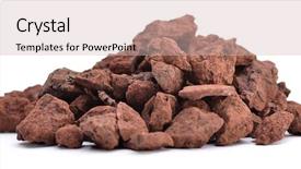  Presentation with ore - Slide set consisting of hole paper torn paper black background and a black colored foreground.