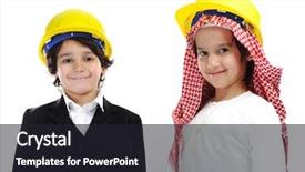  Presentation with mechanical engineers mechanical engineering science - Audience pleasing PPT theme consisting of engineering kids - caucasian and middle eastern little backdrop and a dark gray colored foreground