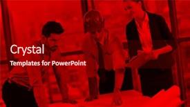  Presentation with building plans - Colorful slide set enhanced with engineering life - business people group on meeting backdrop and a wine colored foreground