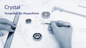  Presentation with construction tools - Presentation enhanced with  background and a  colored foreground.