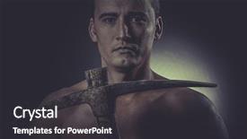  Presentation with foundation engineering construction - Amazing presentation having engineering optimization - engineer construction worker portrait holding backdrop and a dark gray colored foreground