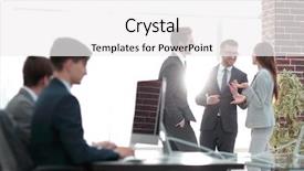  Presentation with working - Theme having design interview - young business crew working background and a white colored foreground