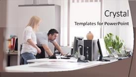  Presentation with manufacture - Slide set consisting of engineering seating - young designers in the creative background and a  colored foreground