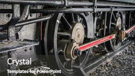  Presentation with train - Cool new theme with  backdrop and a  colored foreground