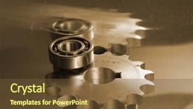  Presentation with bearing - PPT theme consisting of  background and a  colored foreground