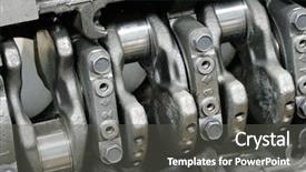  Presentation with cylinder head - Beautiful presentation featuring image of a crank in a cylinder head backdrop and a dark gray colored foreground