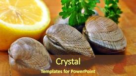 Presentation with clams - Colorful presentation theme enhanced with  backdrop and a  colored foreground