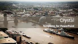  Presentation with skyscraper - Beautiful PPT layouts featuring shards - england - skyline of south backdrop and a gray colored foreground