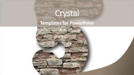  Presentation with wooden english letters alphabet - Beautiful theme featuring english alphabet on white background backdrop and a gray colored foreground