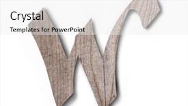  Presentation with wooden english letters alphabet - Slide set consisting of english alphabet on white background background and a  colored foreground