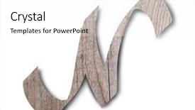  Presentation with wooden english letters alphabet - Theme having english alphabet on white background background and a  colored foreground