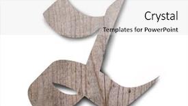  Presentation with wooden english letters alphabet - PPT theme enhanced with english alphabet on white background background and a  colored foreground