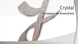  Presentation with wooden english letters alphabet - Amazing PPT theme having english alphabet on white background backdrop and a  colored foreground