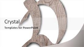  Presentation with wooden english letters alphabet - Audience pleasing presentation design consisting of english alphabet on white background backdrop and a light gray colored foreground