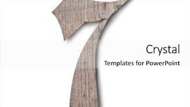  Presentation with wooden english letters alphabet - Amazing slide deck having english alphabet on white background backdrop and a white colored foreground