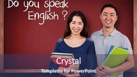  Presentation with chinese language - Audience pleasing slide deck consisting of english chinese language - happy couple holding books backdrop and a ocean colored foreground