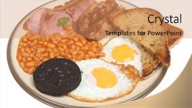  Presentation with english - Amazing presentation theme having two men megaphones information - businessman screaming at the fatigued backdrop and a gray colored foreground