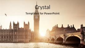  Presentation with westminster - PPT layouts enhanced with english gothic archtecture - big ben and westminster background and a lemonade colored foreground