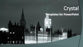  Presentation with english history - PPT theme having english history - house of parliament in westminster background and a dark gray colored foreground