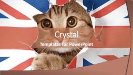  Presentation with language english - Audience pleasing slides consisting of english language studying copybook cover backdrop and a coral colored foreground