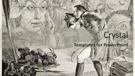  Presentation with paris - Presentation design featuring english literature - gulliver on a table exhibited background and a light gray colored foreground