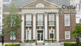  Presentation with company - PPT layouts having english mansion - london worshipful company of girdlers background and a light gray colored foreground