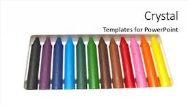  Presentation with crayons - Presentation consisting of dornoch firth bridge on a calm morning at sunrise background and a black colored foreground.