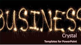  Presentation with task - PPT theme enhanced with english task - word business written sparkler background and a  colored foreground