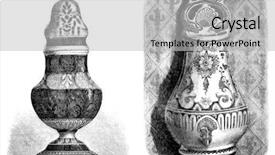  Presentation with painted clay romanian folklore - Presentation theme consisting of faience from rouen fontaine applies background and a light gray colored foreground