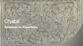  Presentation with events and decoration presentation - Slide set featuring engraving - antique engraved silver may be background and a gray colored foreground