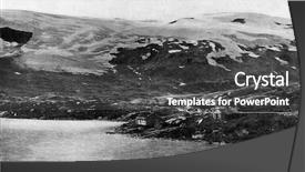 Presentation with norway - PPT theme having engraving - mountainous landscape in norway background and a dark gray colored foreground