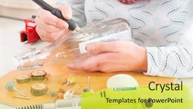  Presentation with electricity gneartion using speed breakers - Slides with engraving - woman using a high speed background and a yellow colored foreground