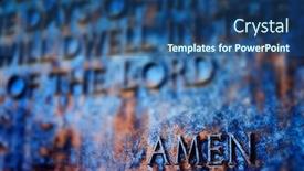  Presentation with engraving - Cool new theme with engraving-of-the-lords-prayer backdrop and a ocean colored foreground