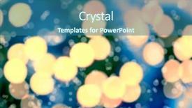  Presentation with street lights - Beautiful slide deck featuring enigma - blurry background image of defocused backdrop and a ocean colored foreground